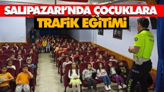 Salıpazarı’nda Çocuklara Trafik Eğitimi
