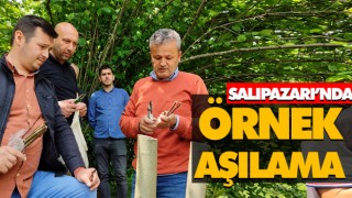 Salıpazarı’nda Örnek Aşılama