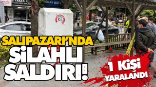 Salıpazarı’nda Silahlı Saldırı! 1 Kişi Yaralandı