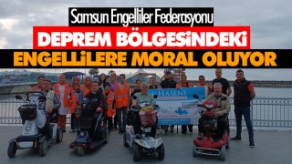 Deprem Bölgesindeki Engellilere Moral Oluyor