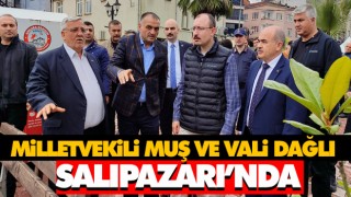 Milletvekili Muş Ve Vali Dağlı Salıpazarı’nda