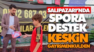 Salıpazarı’nda Spora Destek Keskin Gayrimenkulden