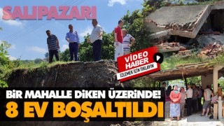 Bir Mahalle Diken Üzerinde! 8 Ev Boşaltıldı