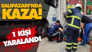Salıpazarı’nda Kaza! 1 Yaralı