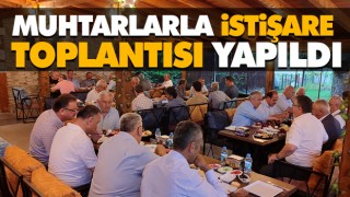 Salıpazarı’nda Muhtarlarla İstişare Toplantısı Yapıldı