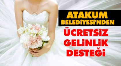 Atakum Belediyesi'nden Ücretsiz Gelinlik Desteği