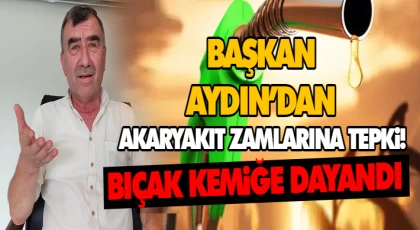 Başkan Aydın’dan “Bıçak Kemiğe Dayandı”
