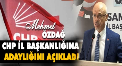 CHP İl Başkanlığına Adaylığını Açıkladı