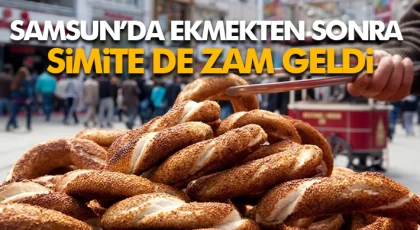 Ekmekten sonra Simite de zam geldi