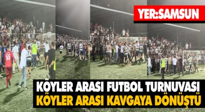 Köyler Arası Futbol Turnuvası Köyler Arası Kavgaya Dönüştü