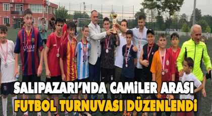 Salıpazarı’nda Camiler Arası Futbol Turnuvası Düzenlendi