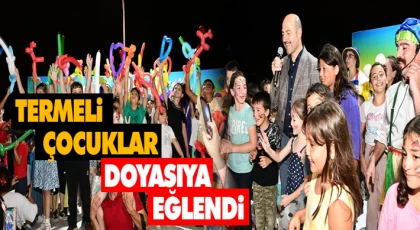 Termeli Çocuklar Doyasıya Eğlendi
