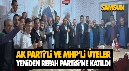 Ak Parti’li Ve Mhp’li Üyeler Yeniden Refah Partisi’ne Katıldı