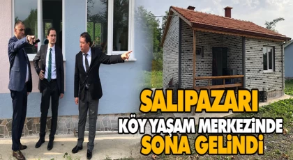 Salıpazarı Köy Yaşam Merkezinde Sona Gelindi