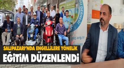 Salıpazarı’nda Engellilere Yönelik Eğitim Düzenlendi