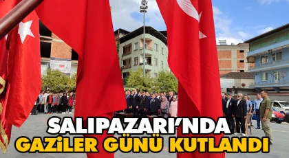 Salıpazarı’nda Gaziler Günü Kutlandı