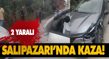 Salıpazarı’nda Kaza! 2 Yaralı
