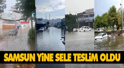 Samsun Yine Sele Teslim Oldu