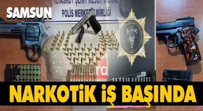 Samsun’da Narkotik İş Başında