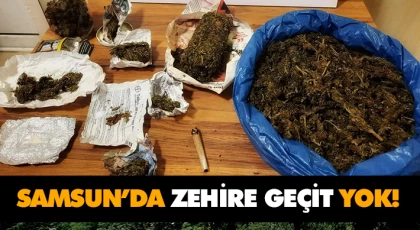 Samsun’da Zehire Geçit Yok!