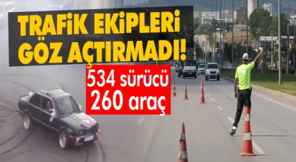 Trafik Ekipleri Göz Açtırmadı!