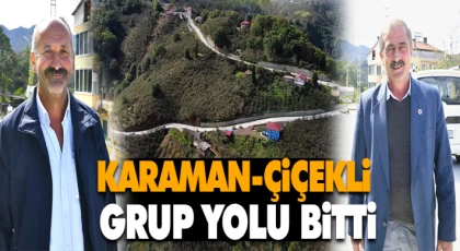 Karaman-Çiçekli Grup Yolu Bitti
