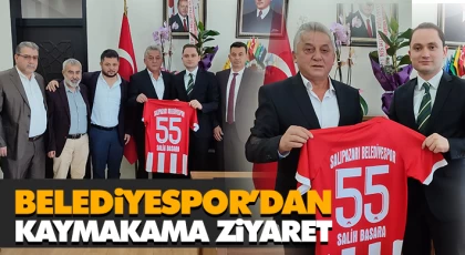 Salıpazarı Belediyespor’dan Kaymakama Ziyaret