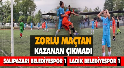 Zorlu Maçtan Kazanan Çıkmadı