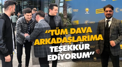 Tüm Dava Arkadaşlarıma Teşekkür Ediyorum