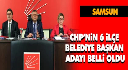 Chp’nin 6 İlçe Belediye Başkan Adayı Belli Oldu
