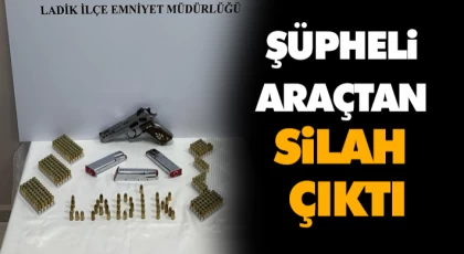 Şüpheli Araçtan Silah Çıktı