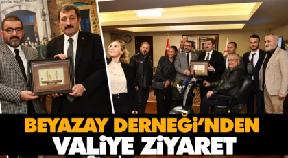 Türkiye Beyazay Derneği’nden Valiye Ziyaret