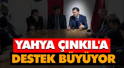 Yahya Çınkıl'a Destek Büyüyor