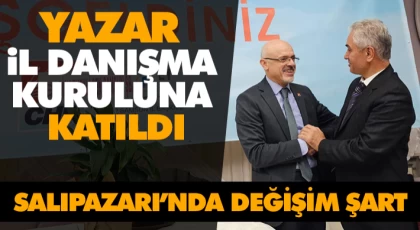 Yazar İl Danışma Kuruluna Katıldı