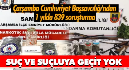 Çarşamba’da Suç Ve Suçluya Geçit Yok