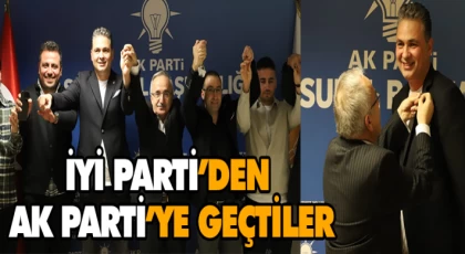 İyi Parti’den Ak Parti’ye Geçtiler