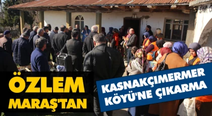 Özlem Maraş'tan Kasnakçımermer Köyü'ne Çıkarma