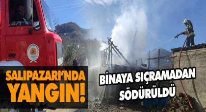 Salıpazarı’nda Yangın!