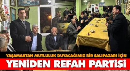 Yaşamaktan Mutluluk Duyacağımız Bir Salıpazarı İçin Yeniden Refah Partisi
