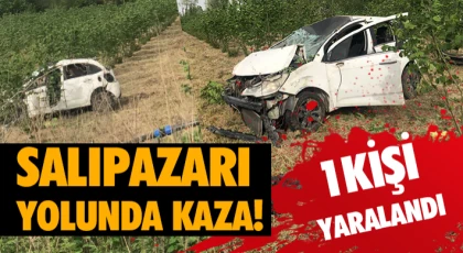 Salıpazarı Yolunda Kaza!