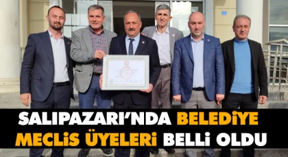 Salıpazarı’nda Belediye Meclis Üyeleri Belli Oldu
