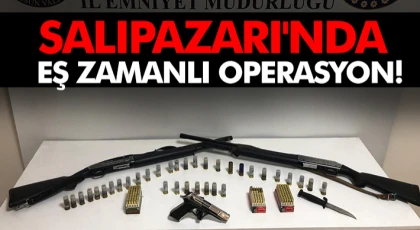 Salıpazarı'nda Eş Zamanlı Operasyon!