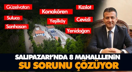 Salıpazarı’nda 8 Mahalllenin Su Sorunu Çözüyor