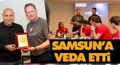 Samsun’a Veda Etti