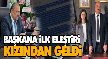 Salıpazarı Belediye Başkanı Karaca’ya ilk eleştiri kızından geldi.
