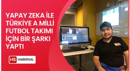 YÜZDE 90 GÖRME ENGELİ GENÇ SOSYAL MEDYA UZMANI KEREM KUZU, YAPAY ZEKA İLE TÜRKİYE A MİLLİ FUTBOL TAKIMI İÇİN BİR ŞARKI YAPTI