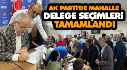 AK Parti'de Mahalle Delege Seçimleri Tamamlandı