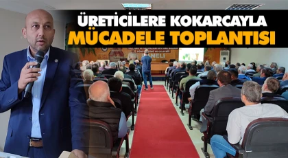 Üreticilere Kokarcayla Mücadele Toplantısı