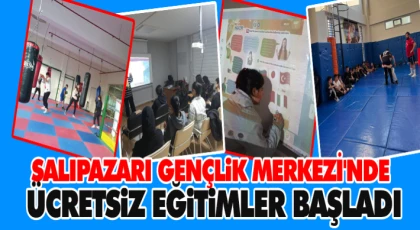 Salıpazarı Gençlik Merkezi'nde Ücretsiz Eğitimler Başladı