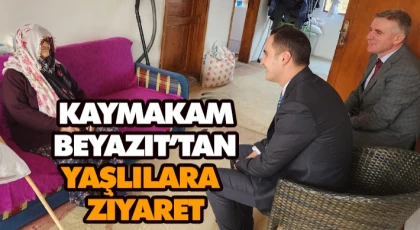 Kaymakam Beyazıt’tan Yaşlılara Ziyaret